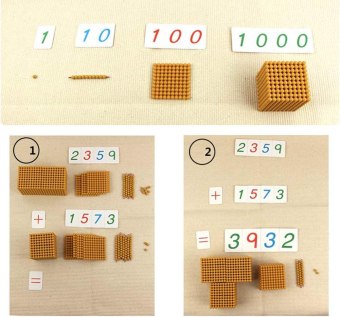 Montessori - Numeracy - Practice addition and subtraction with GB