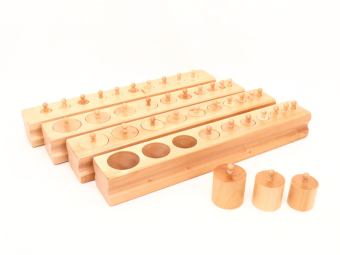 Montessori - Numeracy/Sensorial Knob Cylinders